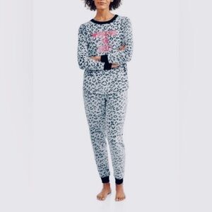 NWT Secret Treasures Pajama Set Lounge Embroidered Wake Up For What 3X